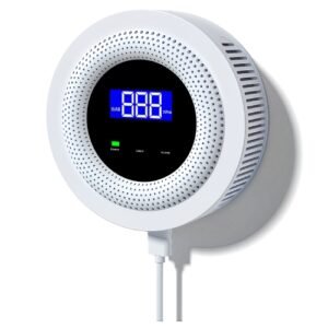 Smart WiFi Gas & Heat Detector with High-Intensity Alarm Sensor - Emissions and Stack