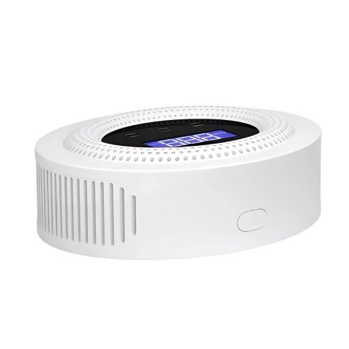 Smart WiFi Gas & Heat Detector with High-Intensity Alarm Sensor - Emissions and Stack - Image 2