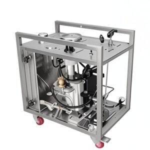 High Pressure Piston Pump for Industrial Use - Emissions and Stack