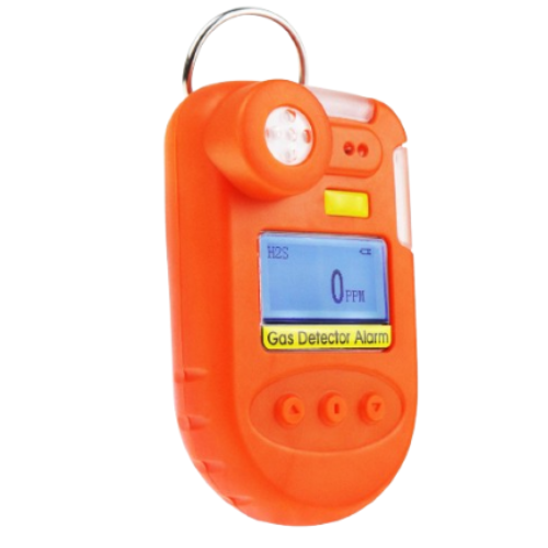 Portable H₂S Gas Detector with Alarm, Rechargeable and IP65 Safety - Emissions and Stack
