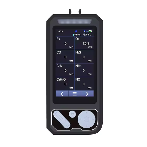 Emissions and Stack Portable Pump-Suction Composite Gas Detector- IP68 Protection Class