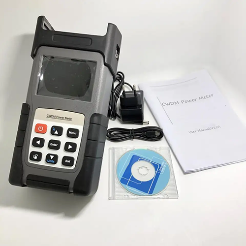 High-Precision Fiber Optic Power Meter with 18 Wavelengths and LCD - Emissions And Stack - Image 4