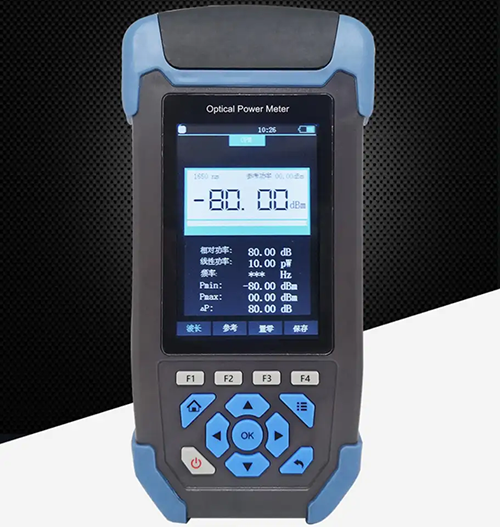 Advanced Fiber Optic Power Meter 90dB Dynamic Range Color Display - Emissions And Stack