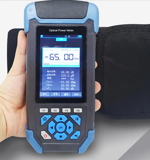 Advanced Fiber Optic Power Meter 90dB Dynamic Range Color Display - Emissions And Stack - Image 3