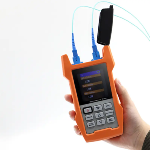Precision Optical Fiber Signal Tester with InGaAs & Splice - Emissions And Stack