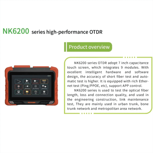 Emissions And Stack Optical Time Domain Reflectometer OTDR with Power Meter Light Power - Image 2