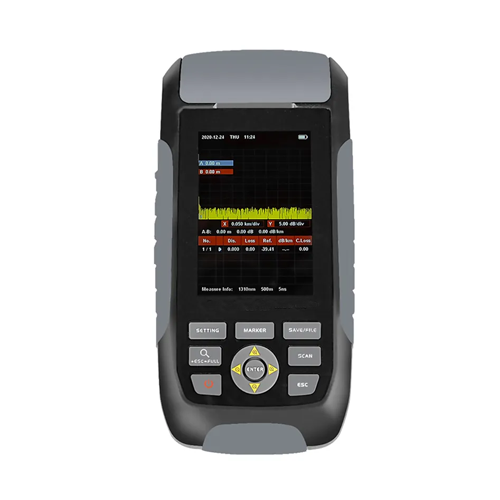 Multimode Fiber Tester with VFL and 2400mAh Battery Operation - Emissions And Stack