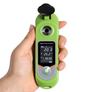 Small Handle Portable Digital Refractometer 0-35 Percent for Covenient Use - Emissions and Stack