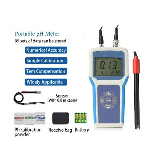 Emissions And Stack Portable digital pH Meter for Food and Milk - Image 3