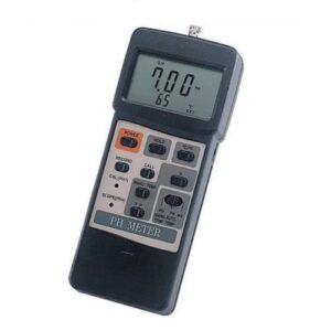 Handheld pH and Redox Meter with Temperature Measurement and Dual LCD Display Emissions And Stack