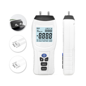 High Accuracy Differential Pressure Gauge Manometer - Emissions and Stack