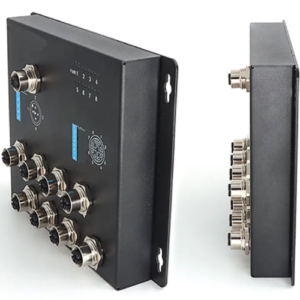 8 Port Ethernet Switch with PoE+ and M12 Connectors - Emissions And Stack