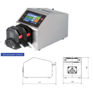 Intelligent Peristaltic Pump with HD Touch Screen Control - Emissions And Stack