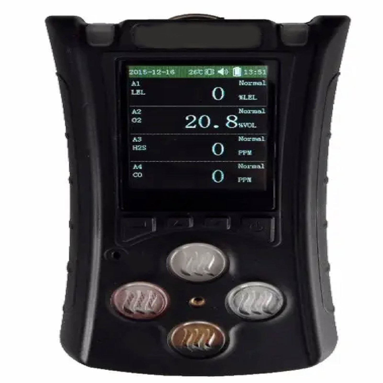 Emissions and Stack Portable 4 in 1 Multi Gas Detector - Image 3