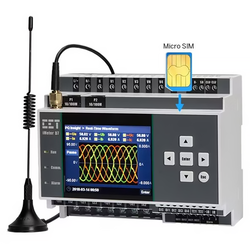 Professional Multiple Analyzer Function Energy Meter with 4G - Emissions And Stack