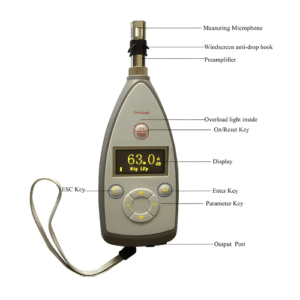 Emissions and Stack Alarm Digital Sound Level Meter