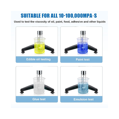 Touch Screen Viscometer with Stepless Speed & Calibration - Emissions And Stack