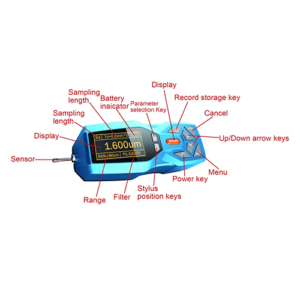 Emissions and Stack Portable Surface Roughness Tester Gauge