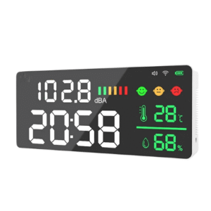 Emissions and Stack Time Adjustment Sound Level Meter With Data Logger
