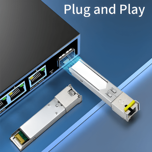 Compact 1.25Gb/s SFP+ BIDI Optical Module, 1.86mi Range - Emissions And Stack - Image 4