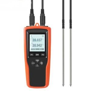 Emissions and Stack Ultra High Accuracy Thermometer Data Logger with Two Channels