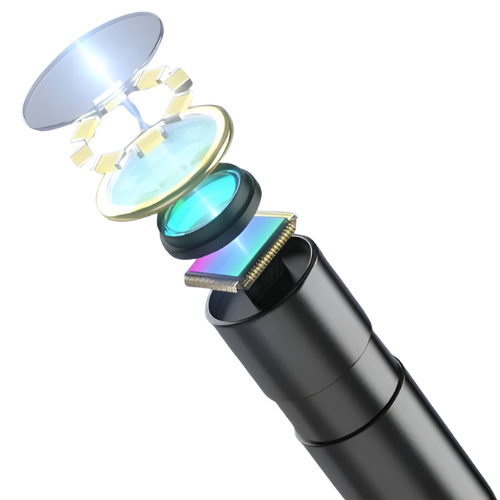 Handheld Industrial Endoscope With 4.3 Inch Screen And 8 Mm Waterproof Camera - Emissions and Stack