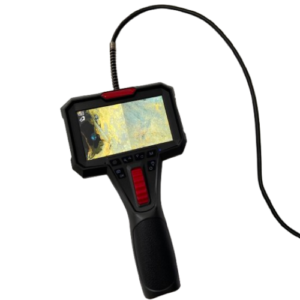 Portable Industrial Endoscope with Dual Lens and 4.5 in Display - Emissions and Stack