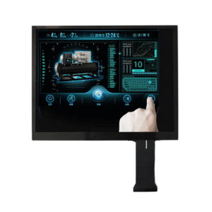 Emissions And Stack LCD Capacitive Multi-Touch Display