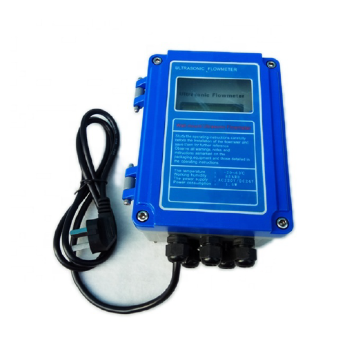 Emissions and Stack Portable Ultrasonic Flowmeter With Gas Water Flow Sensor