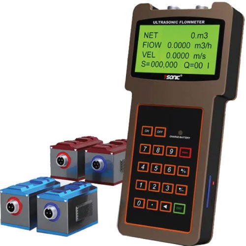 Emissions and Stack Anti-Corrosion Smart Display Accurate Handheld Portable Ultrasonic Flowmeter - Image 4