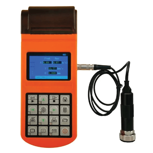 Emissions and Stack Portable Probe Vibration Meter