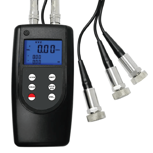 Emissions and Stack Multi Channel Vibration Meter