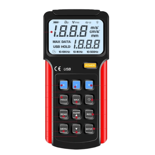 Emissions and Stack Industrial Vibration Meter - Image 3