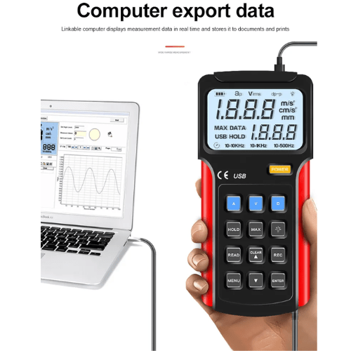 Emissions and Stack Industrial Vibration Meter