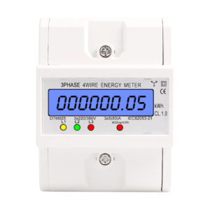 Three Phase 4 Wire 120A Bidirectional kWh Energy Meter With RS485 Communication - Emissions And Stack