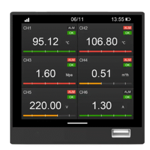 Emissions and Stack Paperless Recorder Chart Data Logger