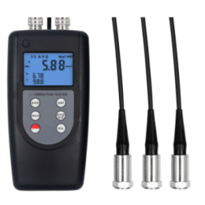 Emissions and Stack 3 Channel Vibration Meter (High Quality Accelerometer)