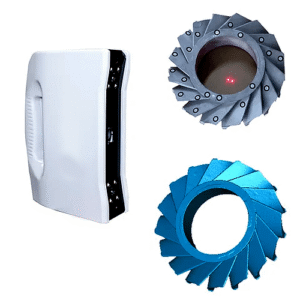 High-Precision Monochrome 3D Scanner, USB & C++, 1 MP Dual Cameras - Emissions and Stack