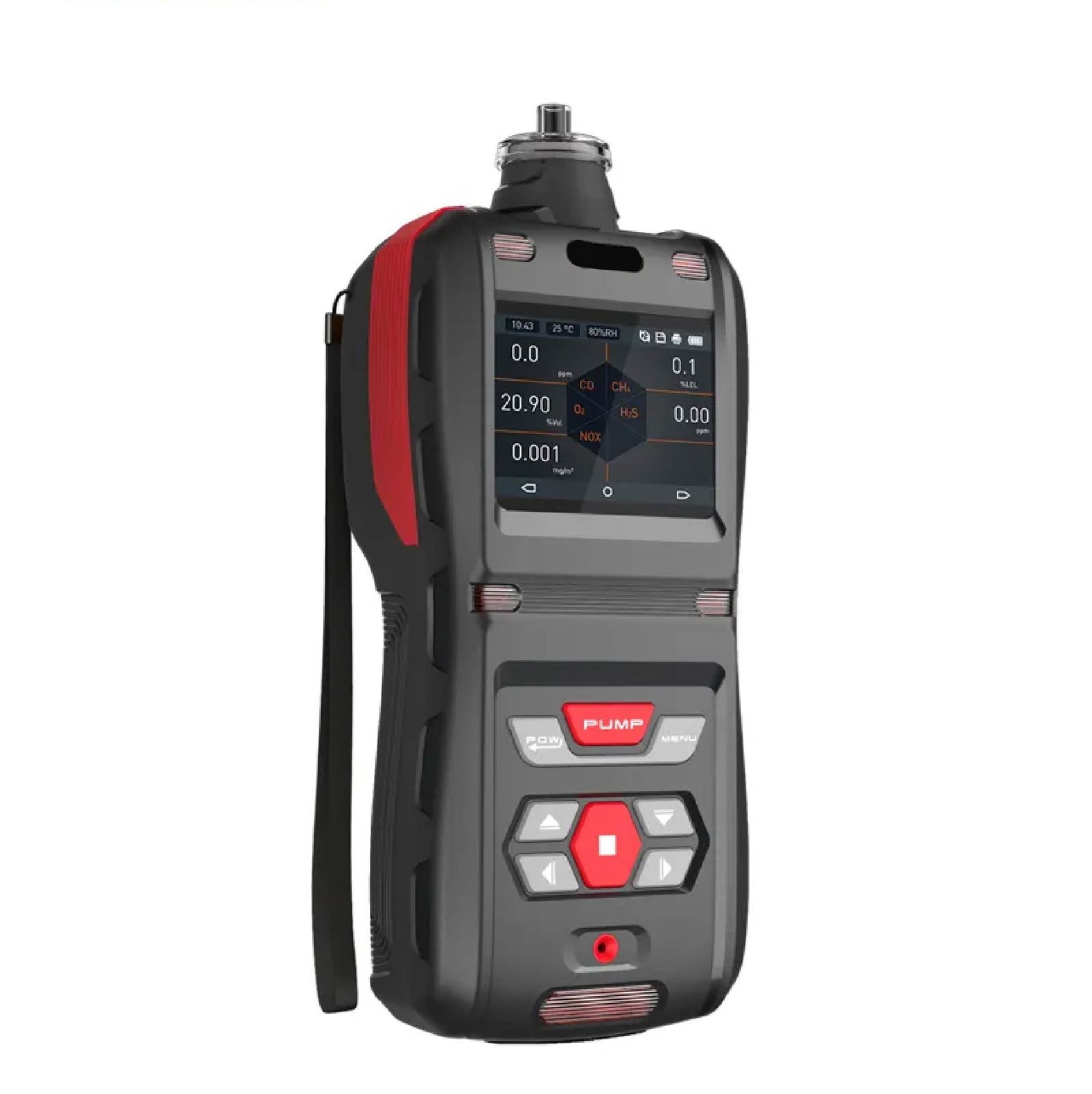 Emissions and Stack Portable Five-in-One Toxic and Harmful Gas Detector Multi Gas Detector - Image 4