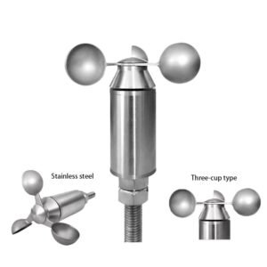 High-Precision Stainless Steel Three-Cup Wind Speed Sensor - Emissions and Stack