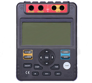 Megohmmeter with Data Storage (Auto Voltage Release)