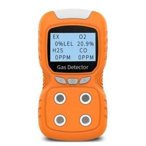 Emissions and Stack Portable Multi Gas Detector 4 Gas Monitor with Micro Clip