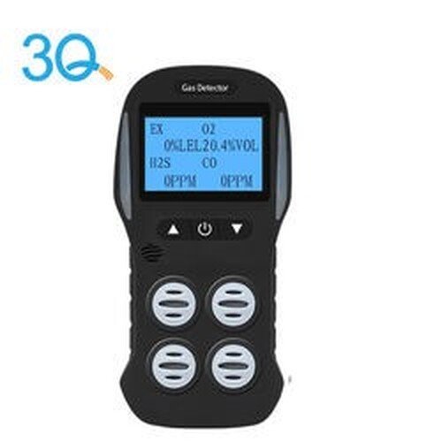 Emissions and Stack Portable Multi Gas Detector Monitor Rechargeable 4 In 1 Gas Meter Tester Analyze