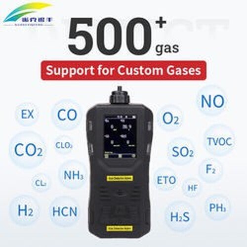 Emissions and Stack Portable Oxygen 4-in-1 Multi Gas Detector with Pump Detector - Image 3