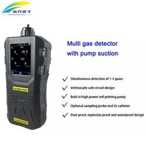 Emissions and Stack Portable Oxygen 4-in-1 Multi Gas Detector with Pump Detector - Image 4