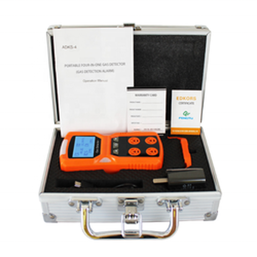 Emissions and Stack Portable CO H2S O2 Ex(LEL) 4 Gases Detector - Image 5
