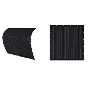 Thin Film 245 Degrees 55W Monocrystalline Marine ETFE Flexible Solar Panel for RV Boat - Emissions and Stack