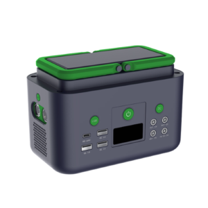 Portable Power Generator Charging Station with Solar Panel - Emissions and Stack