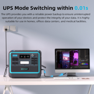 2400W Portable Solar Power Station - Emissions and Stack