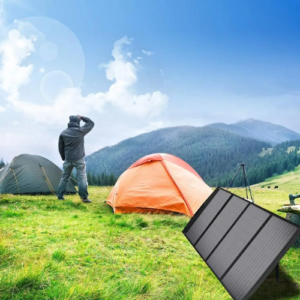 100 W Portable Foldable Solar Charger with DC 5521 Adapter Cable - Emissions and Stack